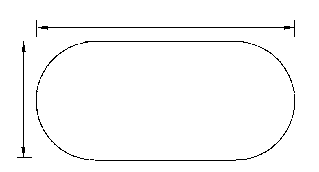 Esther Williams Pool Oval Measurements