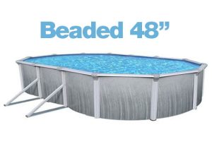 15x30 oval beaded pool liner