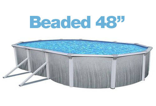 Above Ground Oval 18 X 39 Ft Beaded 48, 18 By 48 Above Ground Pool Liner