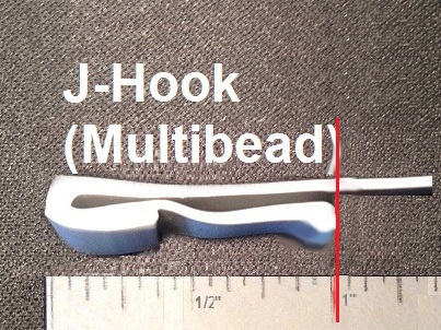 j-hook swimming pool liner bead type